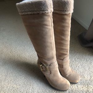 Guess Knee High Heeled Boots